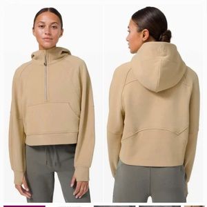 Lululemon Oversized Cropped Scuba Half-Zip